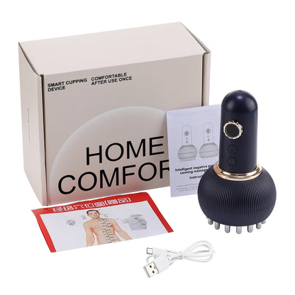 Electric Meridian Brush Infrared Hot Compress anti Cellulite Body Slimming Massager Household Scraping Device Fat Burner